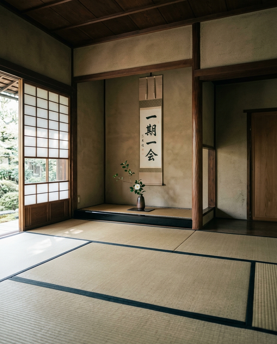 茶室内部(自然光)